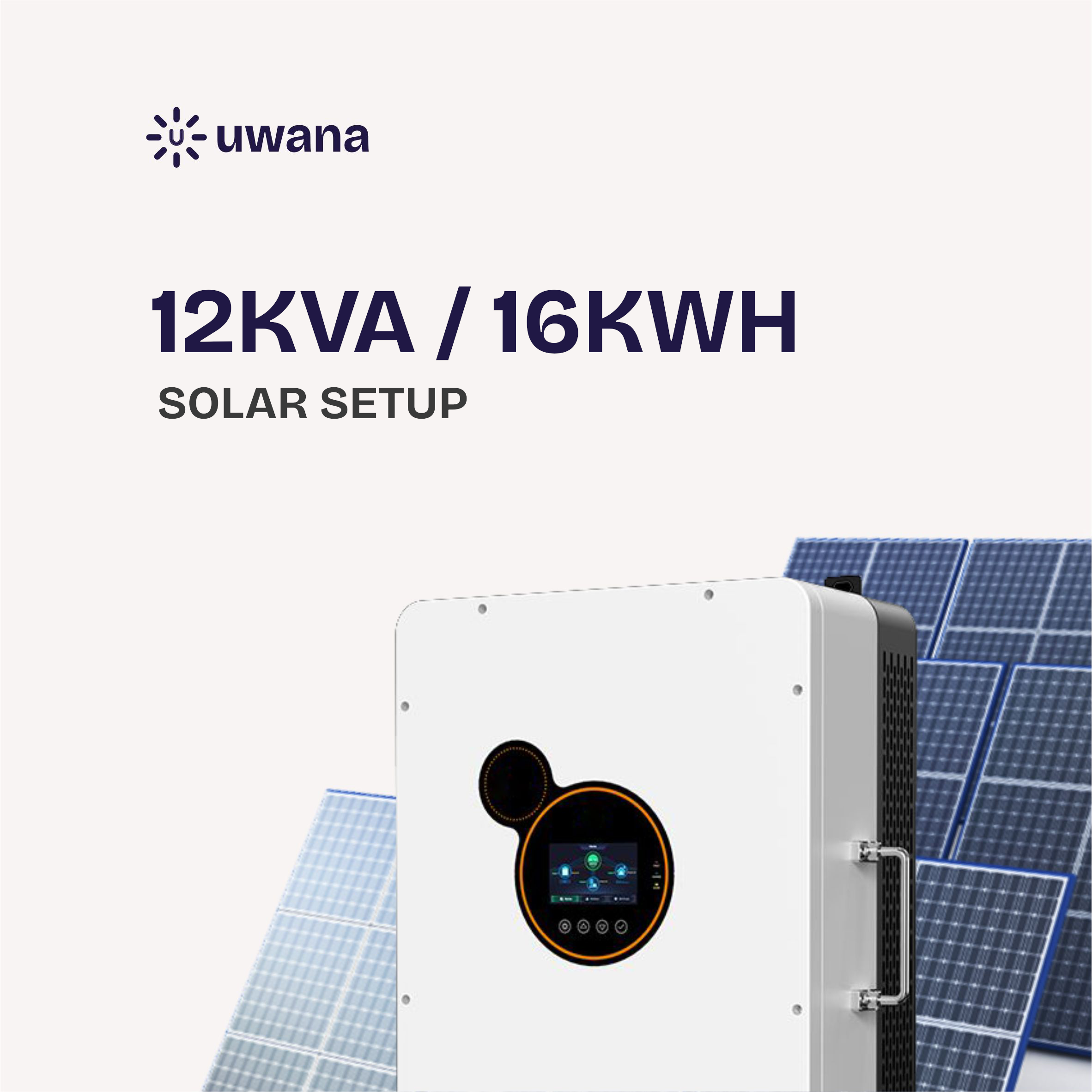 12kva · 16kWh Uwana solar package